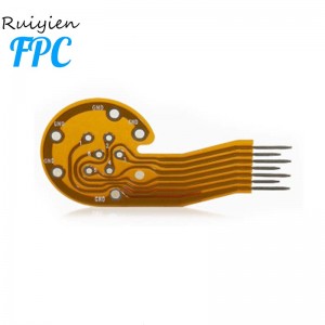 Best verkopende led kleur veranderende fpc 1020 vingerafdruksensor connector montage lcd-modules android tv box flexibele printplaat