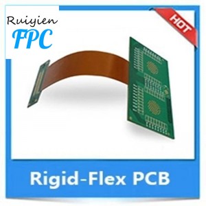 Supergeleidende meerlagige hogedichtheid en draai flexibele printplaat PCB-assemblage